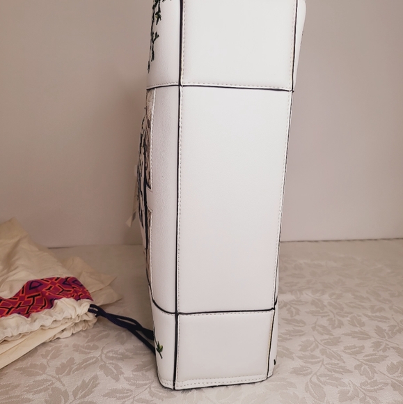 Rare Unique Tory Burch Summer White Bag, New NWT - Picture 7 of 11